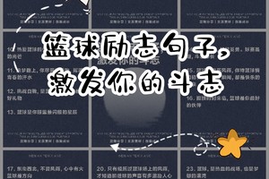 篮球训练名言名句有哪些三年级